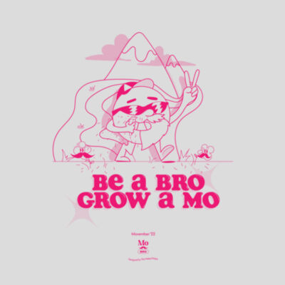 Movember 2022 - Mo Bro Tee Heavyweight Design